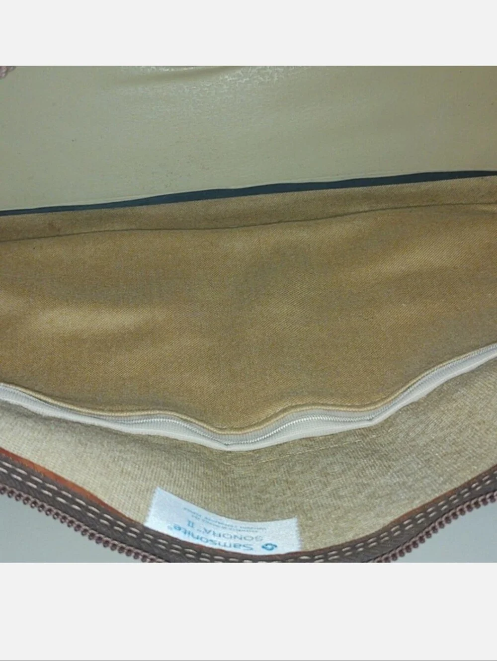 Vintage Samsonite Sonora II Weekend Travel Bag Tan